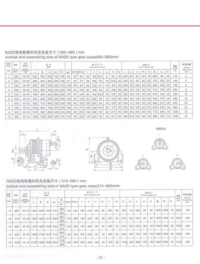 新型NGW行星齒輪減速器